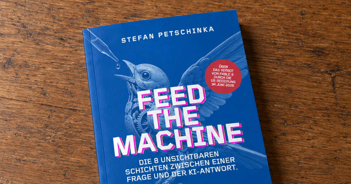 FEED THE MACHINE, Buch von Stefan Petschinka